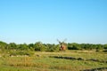 Traditional windmill on Swedish island Oland Royalty Free Stock Photo